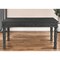 Homeroots 60" Black Solid Wood Dining Table 521836 - alternate 5
