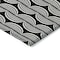Homeroots 3' X 5' Black And Ivory Ogee Washable Indoor Outdoor Area Rug 601530 - alternate 8