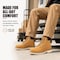 Handpoint Mens 6 in Soft Toe Nubuck Leather Work Boots-Slip Resistant, EH Rated, Wheat, 10 84101D-10 - alternate 6