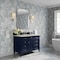 James Martin Vanities Brittany 48" Single Vanity, Victory Blue, w/ 3 CM Siberian Silestone Top 650-V48-VBL-3SFR - alternate 4
