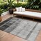 Homeroots 8' X 10' Gray Ombre Washable Non Skid Indoor Outdoor Area Rug 563643 - alternate 1