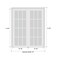 Sartodoors Interior Double Doors 72 x 80 inches, BASIC 9422 White, Wood Interior Solid Panel Frame, Closet B BASIC9422DD-SKIN-72 - alternate 5