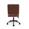 Martha Stewart Lulu Upholstered Office Chair in Saddle Brown/Oil Rubbed Bronze CH-240229-1-BR-BK-MS - alternate 9