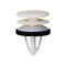 Auveco GM Door Panel Retainer with Sealer White Nylon, 15PK 20616 - alternate 1