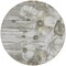 Homeroots 8' Taupe Ivory And Tan Round Floral Washable Indoor Outdoor Area Rug 582784 - alternate 5