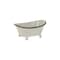Homeroots 3" Gray Cast Iron Hand Painted Decorative Tub Tabletop Sculpture 399647 - alternate 8