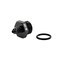 Hps Performance -4 AN Male to -10 O-ring Boss (ORB) Port Thread Male Adapter, Aluminum, Black AN920-04-10 - alternate 5