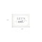 Homeroots Lets Eat 2 White Framed Print Kitchen Wall Art 407628 - alternate 5