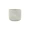 Homeroots Light Gray Cement 39 Ounce Striped Round Distressed Pot Planter 487441 - alternate 6
