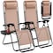 Serenelife Zero Gravity Chairs Set of 2 SLZGHCRM56 - alternate 1