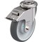 Blickle SS, Kingpin Swivel Castr, PU, 6-5/16", Brake LEXR-PATH 160KAD-FI - alternate 1