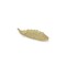 Homeroots 10in Gold Cast Iron Leaf Vanity Tray 483142 - alternate 7