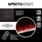 Northwest 50in Wall Mounted Electric Fireplace 10-Color LED Flames Wall Mounted Fireplace Heater 80-WSG02-BLACK - alternate 6