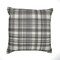 Homeroots 24" White and Black Check Cotton Blend Throw Pillow With Embroidery 549439 - alternate 7