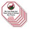 Signmission We Love Dogs but Their Urine Is Kil, 10 inch X 10 inch, Aluminum Metal Signs, 5PK OC-A-5Pack-10-343 - alternate 1