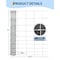 Wrightmaster 58.8 in. x 328 ft. 14-Gauge Reinforced Hot-Dip Galvanized Poultry Fencing ZOR-P461624 - alternate 6