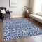 Homeroots 3' X 5' Navy Blue And Ivory Southwestern Washable Indoor Outdoor Area Rug 594178 - alternate 6