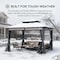 Sunjoy HANCOCK 10X12ft Heavy-Duty Hardtop Gazebo A102035102 - alternate 6