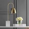 Jonathan Y Ana 26" Gold Arched Metal with Marble Base LED Table Lamp, Brass Gold/White JYL1092A - alternate 7