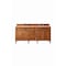 James Martin Vanities Brittany 72" Double Vanity, Saddle Brown, w/ 3 CM Siberian Silestone Top 650-V72-SBR-3SFR - alternate 1