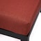 Leisuremod Hamilton 6-Piece Aluminum Patio Conversation Set with Cushions, Red HSBL-6R - alternate 7