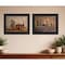 Homeroots Set Of Two Candles Black Framed Print Wall Art, 2PK 405666 - alternate 5