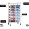 Omnimed Horizontal Open Chart Rack 2 Tier In Beige (53H X 27.5W X 15D) (20 Binder Capacity) 264420-BG - alternate 3