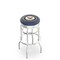 Holland Bar Stool Co 30" Chrome 2-Ring U.S. Navy Swivel Bar Stool, Accent Ring L7C3C30Navy - alternate 1