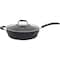 The Rock By Starfrit 12-In.  Deep Fry Pan with Lid and Bakelite Handle 030907-004-0000 - alternate 1