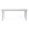 Homeroots 79" White Solid Wood Dining Table 518759 - alternate 1