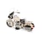 Homeroots 10" Cream Metal Hand Painted Model Motorcycle 489429 - alternate 4
