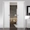 Sartodoors Double Pocket Interior Door, 36" x 96", White QUADRO4111DP-WS-3696 - alternate 4