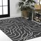 Jonathan Y Nolan Modern Coastal Organic Shapes Black/Cream 4 ft. x 6 ft. Indoor/Outdoor Area Rug TSN307B-4 - alternate 7