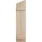 Ekena Millwork Riverwood 2 Board Joined Board-n-Batten w/Elliptical Top Faux Wood Shutters, 11W x 76H, PR SHUBJL11X76RWPR - alternate 9