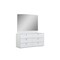 Homeroots 62" X 19" X 30" White Dresser 366258 - alternate 6