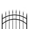 Nuvo Iron 33in Wx68in H Tiger Eye Gate Arched Rails, Self Close Hardware w/Double Side Handle 36in W Openings,  ITGA3368 - alternate 8