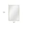 Homeroots 36" Gold Aluminum Framed Accent Mirror 397151 - alternate 5