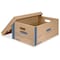 Smoothmove 24 in x 15 in x 10 in Moving Box, Kraft, Blue Printing, Kraft Corrugated Board, Double Wall, 32 ECT 0066001 - alternate 1