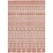 Homeroots 5' X 8' Salmon Beige And Copper Quatrefoil Washable Indoor Outdoor Area Rug 583247 - alternate 5