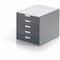 Durable Office Products Desktop Storag, 5 Drawere Box, Gray/Multi 760527 - alternate 1