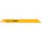 Dewalt 8" 14 TPI Straight Back Bi-Metal Reciprocating Blade, 5PK DW4809 - alternate 1