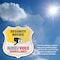 Signmission Security Notice Shield Sign This Propert, 12 Inch X 12 Inch, Plastic Sign SHI-P-12-462 - alternate 4