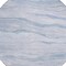 Homeroots 8' Sky Blue Round Striped Washable Indoor Outdoor Area Rug 608126 - alternate 7