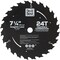 Do It Best 7-1/4'' 24-Tooth Framing & Combination Circular Saw Blade QJDIB-CS-004 - alternate 1