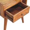 Homeroots 22" Brown Solid Wood One Drawer Nightstand 651561 - alternate 11