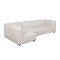 Manhattan Comfort Lukas 118 in Left-Facing 2-Piece Sectional Sofa in Cream SF1635-CR - alternate 5