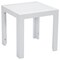 Leisuremod Chelsea Modern Aluminum Patio Side Table, White CT18W - alternate 4