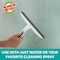 Scotch-Brite Streak-Free Squeegee, 10-1/4 in Blade, Plastic Blade, Straight Blade, Gray/White SQP-4 - alternate 2