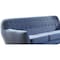 Homeroots 78" Blue Linen Sofa With Brown Legs 285658 - alternate 6