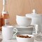 Our Table Simply White 55 Ounce Porcelain Small Dry Goods Canister With Air Tight Lid 133082.01 - alternate 4